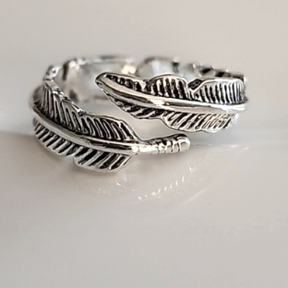 Fashion Jewelry Jewelry - Adjustable Boho Feather Ring Mixed Alloys Fashion Jewelry